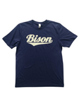 "BISON New Cursive" Unisex Short-Sleeve Crewneck T-Shirt
