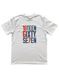 "18TEEN 6IXTY SE7EN" Unisex Short Sleeved T-Shirt