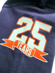 "BISON Cursive 2025" Unisex Crewneck Sweatshirt (with Sleeve Graphics)