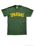 "SPARTANS Bold" Forest/Gold Unisex Short Sleeve T-Shirt