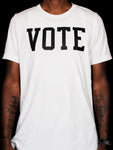 "VOTE" Unisex Short Sleeve T-Shirt, White