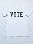 "VOTE" Unisex Short Sleeve T-Shirt, White
